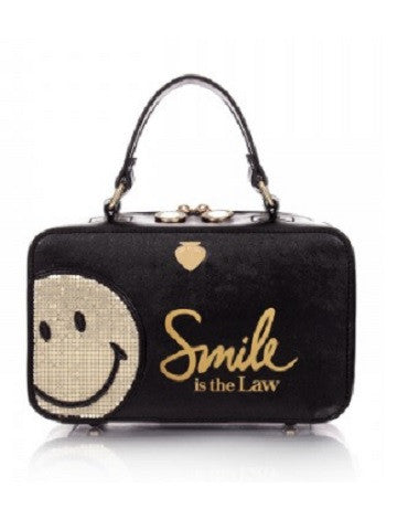 Le Pandorine - Bauletto Smiley Smile Black