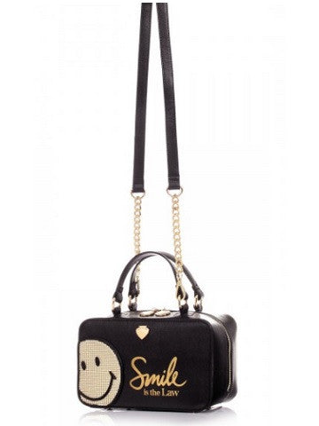 Le Pandorine - Bauletto Smiley Smile Black